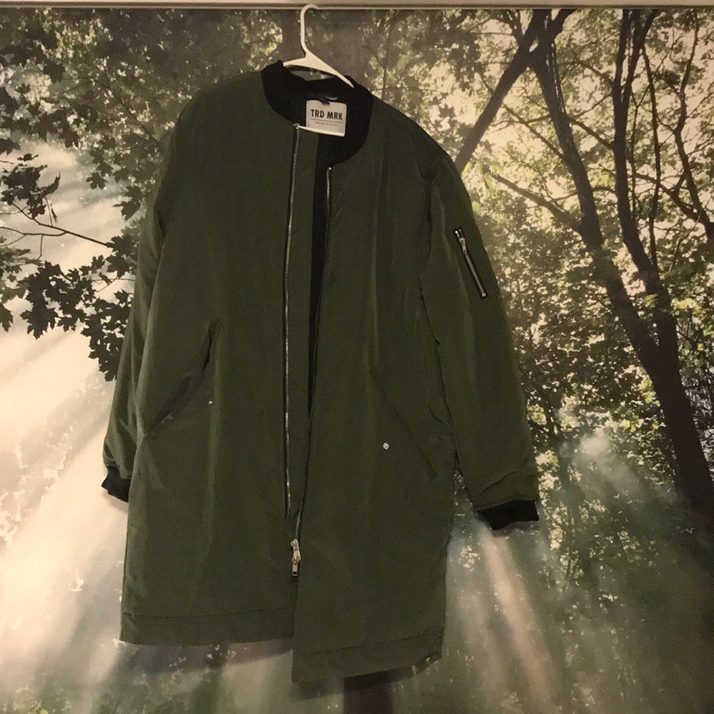 Final-price- H&M Forrest Green Long Jacket